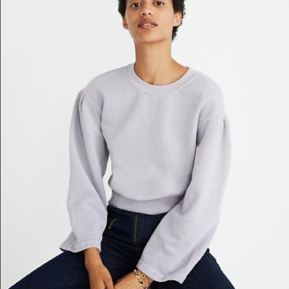 Madewell x Karen Walker Crop Sweatshirt size small